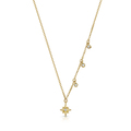 Click to view product details and reviews for Rox Celestial Gold Vermeil Plated Star And Drop Pendant.