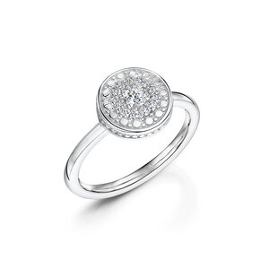 Rox Boho Silver Disc Ring N