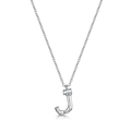 Click to view product details and reviews for Rox Bamboo Sterling Silver Letter J Pendant.