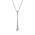 Click to view product details and reviews for Cosmic Diamond Drop Necklace 023cts.