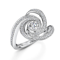 Click to view product details and reviews for Cosmic Diamond Swirl Dress Ring 085cts.