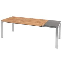 Flossie 180cm - 230cm Oak And Grey Extending Dining Table