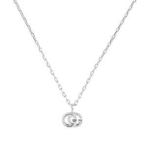 Gucci Running G White Gold Necklace