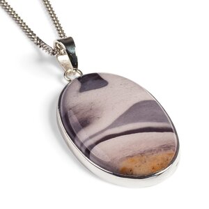 Mookaite Jasper Necklace Natural Designer Gemstone 16 42cm
