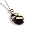 Click to view product details and reviews for Oval Peanut Wood Jasper Necklace Natural Designer Gemstone 16 42cm.