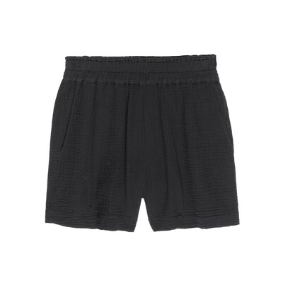 Leighton Cotton Shorts - Black