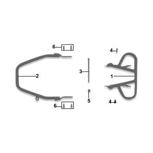 Xtrax Sport 250cc Quad Bike Rear Grab Handle