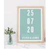 Special Time and Place - Date and Coordinates Print - Couple Personalised Gift