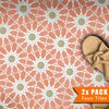 Zaida Faux-Tile Stencil - 6" (152mm) Multi 5-tile / 1 pack (1 stencil)