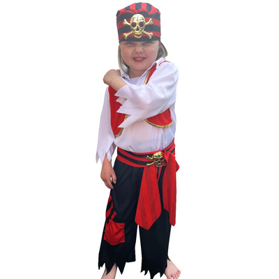 Girls Boys Dress Up Role Play Fancy Dress Costumes Ages 3-7 - Pirate (Boy) - 3-5 years