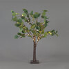 Battery Operated Eucalyptus Tree with 64 Warm White Christmas LEDs (70cm)