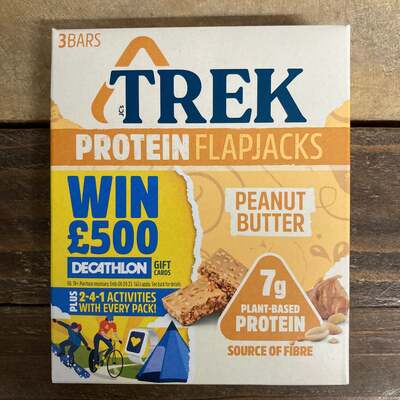 12x Trek Peanut Butter Protein Flapjacks (4 Packs of 3x40g)