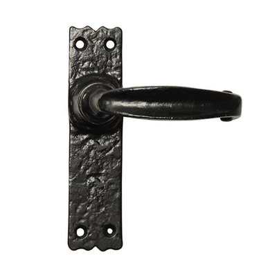 Kirkpatrick Black Antique Malleable Iron Lever Handle - AB2439 (sold in pairs) LATCH