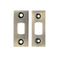 Zoo Hardware Face Plate And Strike Plate Accessory Pack, Florentine Bronze - ZLAP02FB FLORENTINE BRONZE