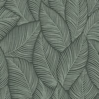 Denver Leaf Wallpaper Green Muriva 196313