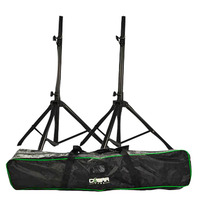 Set of Two Adjustable Speaker Stands Max Load 30kg