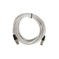Balanced Mic Lead XLR Male to XLR Female - 10m White