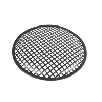 10" Metal Speaker Grille Black PVC Trim