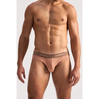 Click to view product details and reviews for Teamm8 Cotton Classic Brief Latte.