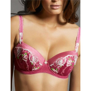 Fauve Aurelia Padded Half Cup Bra Pink