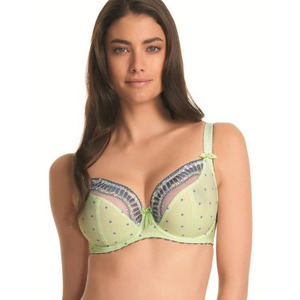 Freya Morning Meadow Plunge Balcony Bra Lime