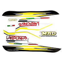 Velocifero Yellow Full Sticker Set