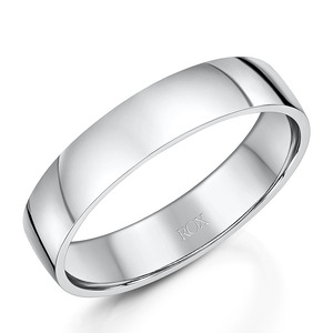 Honour Platinum Court Wedding Ring 5mm