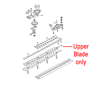 Kawasaki Khd600b Hedge Cutter Upper Blade