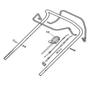 Mountfield Throttle Cable P N Mo181005517 0