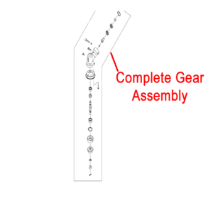 Mitox Gear Case Assembly Multi Tool Brushcutter Micg4153