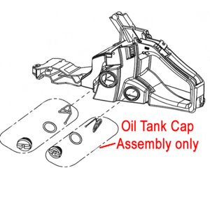 Mitox Chainsaw Oil Tank Cap Assembly Miyd38 60303 00