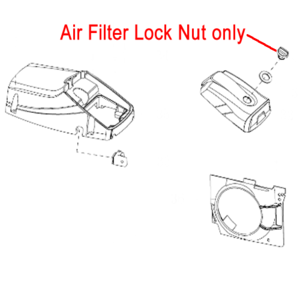 Mitox Chainsaw Air Filter Lock Nut Miyd45 30501 00