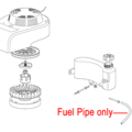 Click to view product details and reviews for Mountfield Fuel Pipe Rm45 Rm55 Engines 118550340 0.