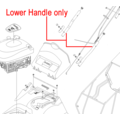 Click to view product details and reviews for Hayter Harrier 48 Lower Handle 111 1913 03.