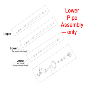 Mitox Hedgetrimmer Lower Pipe Assembly Micg260bf Mi2