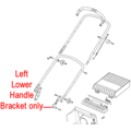 Click to view product details and reviews for Mountfield Left Lower Handle Bracket 322778425 0.