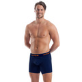Comfyballs Navy/Tangerine Longer Leg Cotton Boxer Brief