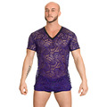 L’Homme Invisible Ocean Life V Neck T-shirt