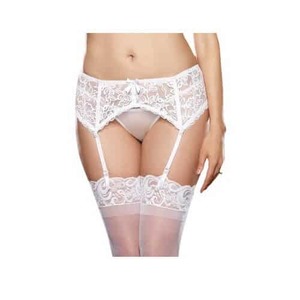 Dreamgirl Plus Size White Sultry Nights Garter Belt