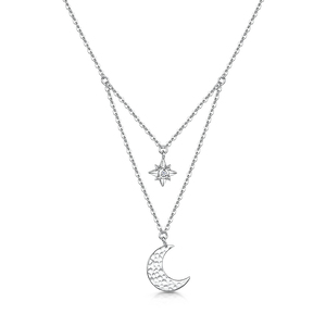 Rox Celestial Moon And Star Pendant