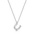 Click to view product details and reviews for Rox Bamboo Sterling Silver Letter U Pendant.