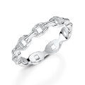 Click to view product details and reviews for Rox Cane Silver Oval Link Ring K.