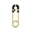 Click to view product details and reviews for Rox Lox Diamond Black Enamel Safety Pin Charm.