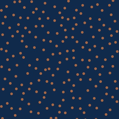Confetti Wallpaper Navy / Copper Graham and Brown 108561