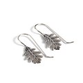 Click to view product details and reviews for Oak Leaf Hook Earrings In Silver Default Title.