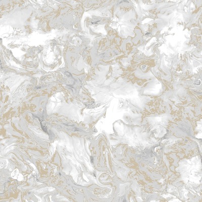 Elixir Marble Wallpaper Grey / Gold Muriva 166506