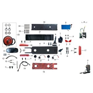 Gotrax H600 Electric Scooter Battery Box Cover