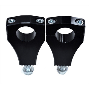 Pit Bike Black Fat Bar Oval Clamps 28mm