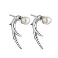 Click to view product details and reviews for Shaun Leane Silver Hooked Pearl Earrings Code Cb040ssnaeos.