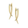 Click to view product details and reviews for Shaun Leane Yellow Gold Vermeil Diamond Crossover Earrings Code Sa025yvwheos.